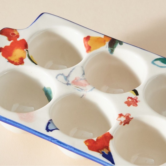 Anthropologie Other - LAST ONE ! Anthropologie HAPPY BRIGHT CHEERFUL Luna Bakeware Egg Crate NWT